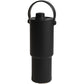 Dual Lid Tumbler with Straw 735ml Large Capacity Vacuum Insulated Water Bottle