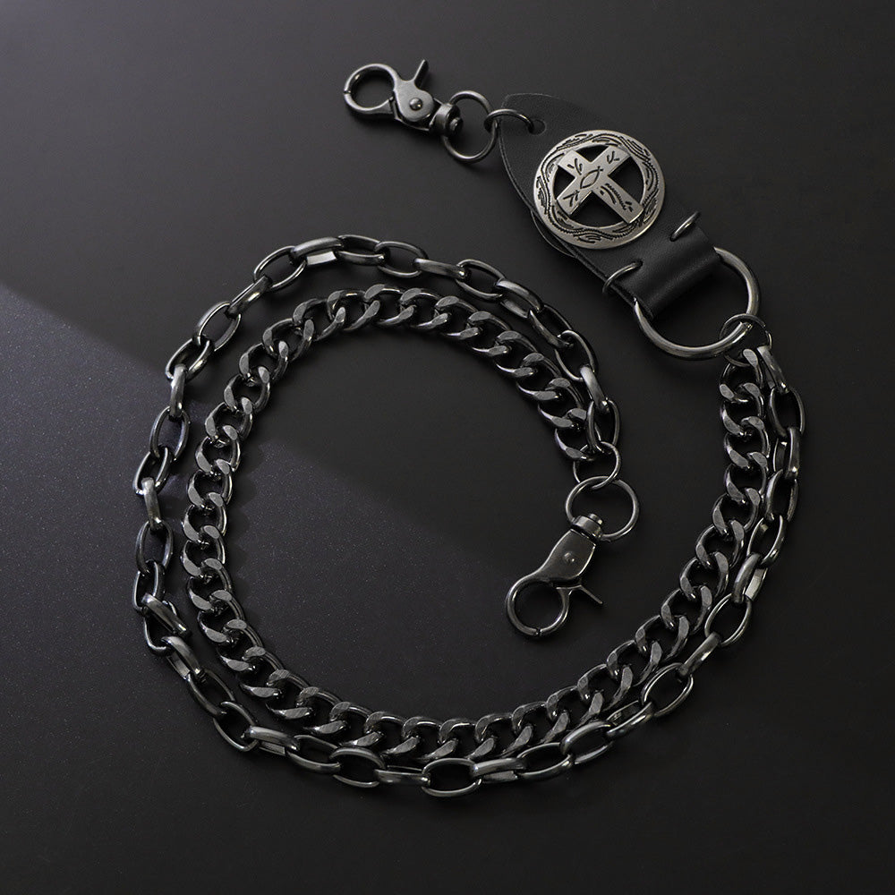 Punk Pant Chain Key Jean Wallet Chain for Men Women
