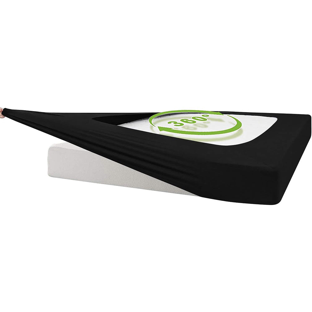 2XElastic Box Spring Mattress Foundation Cover