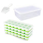 Large Capacity Ice Cube Tray Set with Storage Container and Scoop