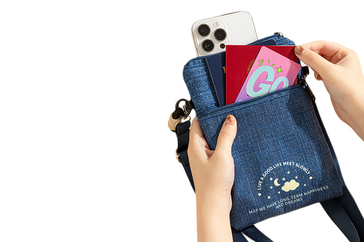 Crossbody Phone Bag Passport Bag Sling Purse Phone Pouch