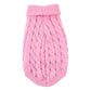 Puppy Dog Jumper Winter Warm Knitted Sweater Pet Clothes for Small Dogs Coat-Pink