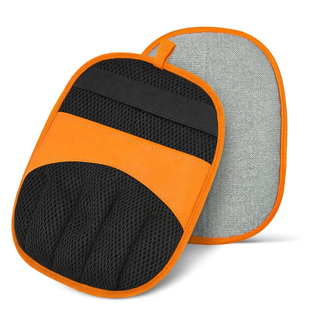 Electrostatic Pet Hair Remover Gloves Lint Brush for Furniture auto seats-Blue