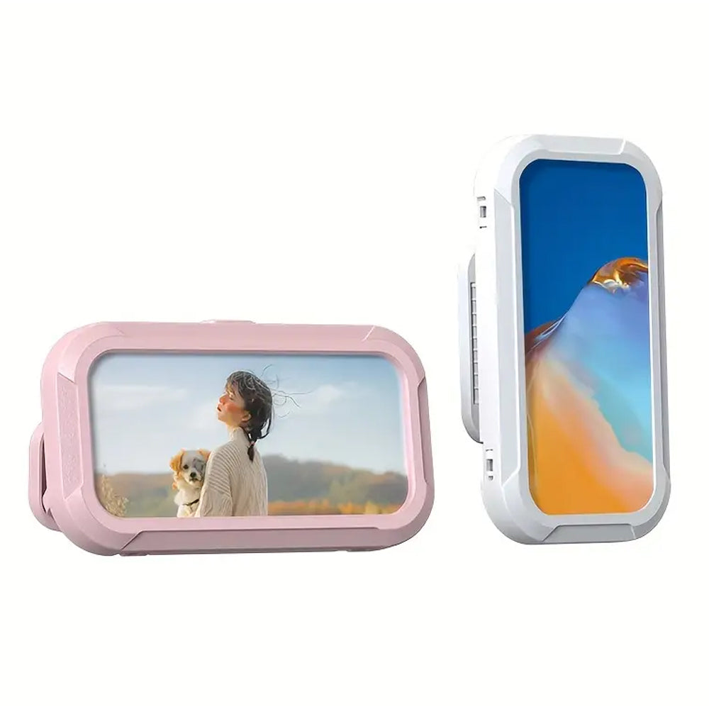 2Pcs Universal Splashing-Proof Bathroom Shower Phone Case