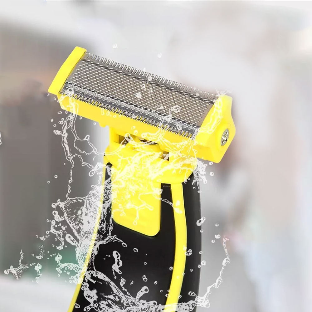 Men Electric Full Body Washed Wet and Dry Shaver Rotary Facial Shaver