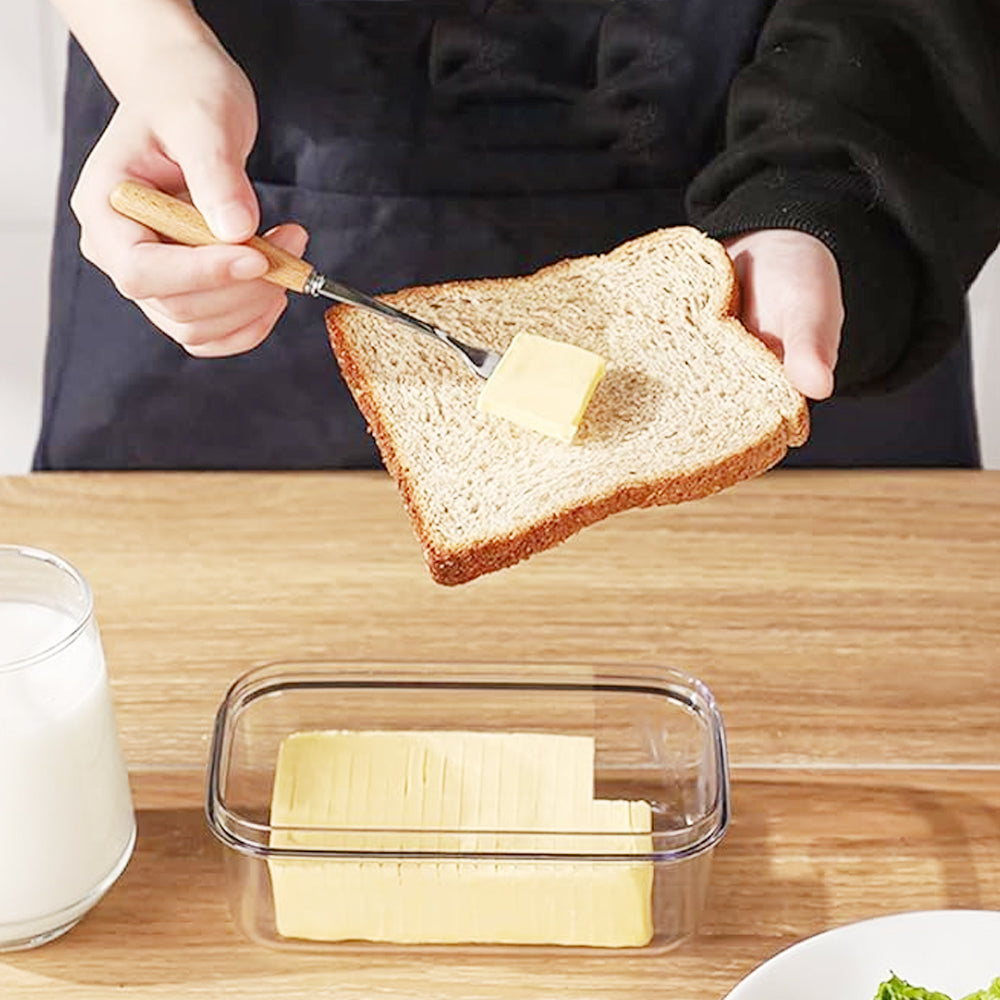 Butter Slicer and Container with Lid