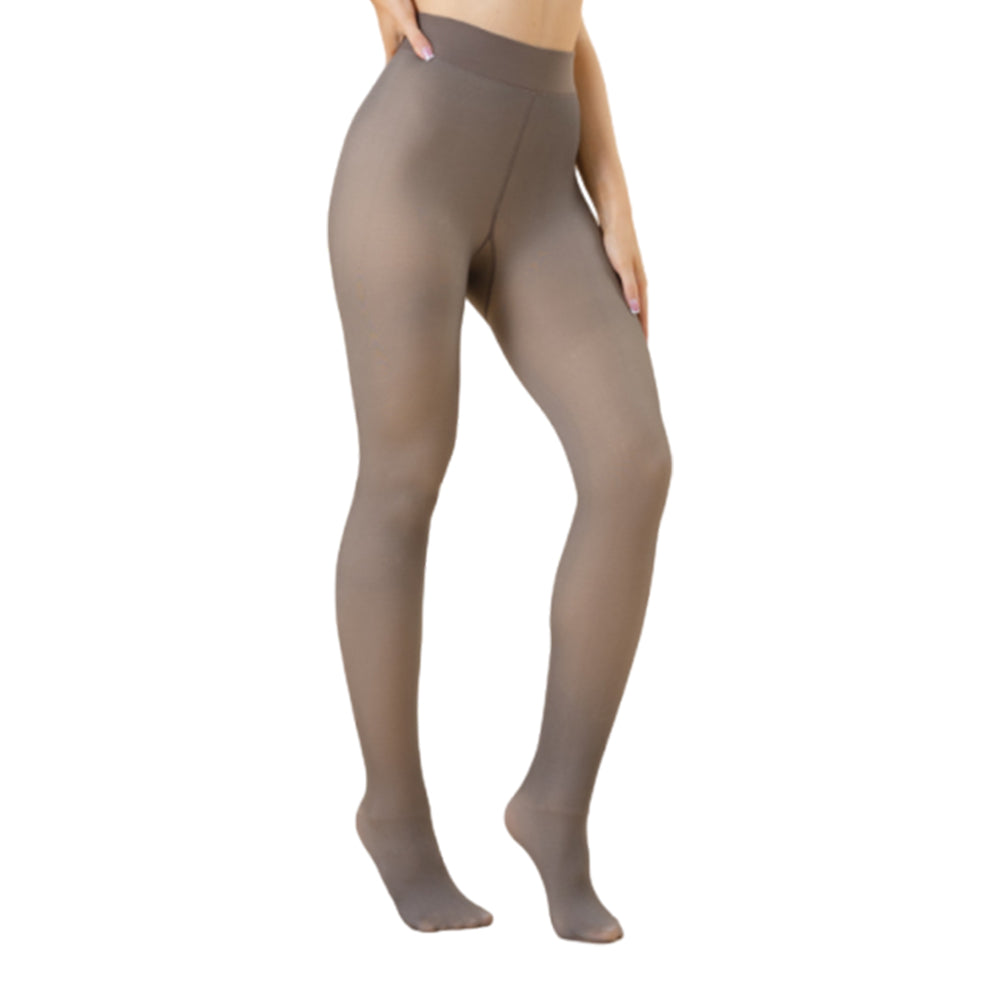 2Pcs Women Thermal Lined Translucent Pantyhose Tights Stockings