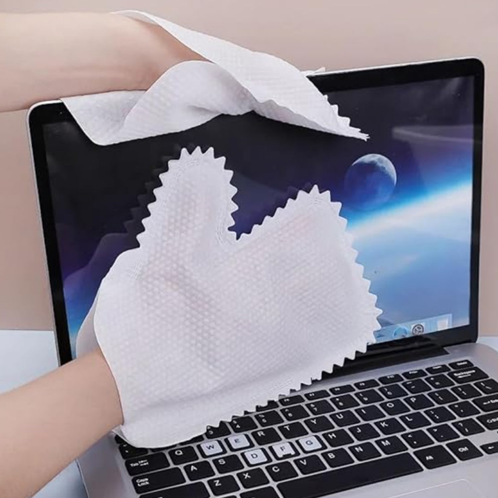 100Pcs Multi-Purpose Washable Reusable Dust Removal Microfiber Gloves