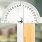 Stainless Steel Angle Protractor 0-180 Degree Gauge for Woodworking DIY Measuring Tool
