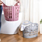 Collapsible Plastic Laundry Basket Folding Washing Clothes Storage Organizer