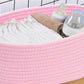 Gift Basket With Gift Bag And Ribbons Woven Storage Basket With Handle