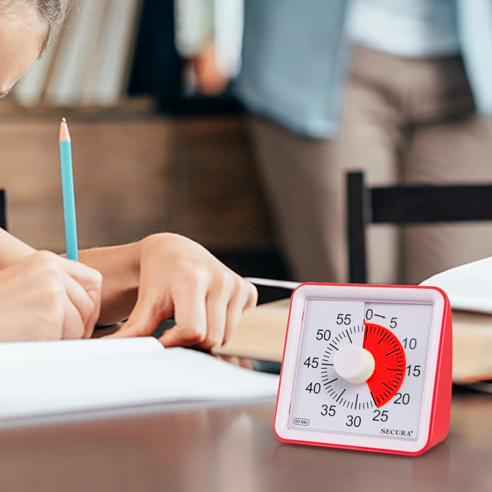 60-Minute Visual Countdown Time Management Clock