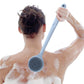 Silicone Body Brush Bath Brush Back Scrubber Long Handle Bath Shower Brush