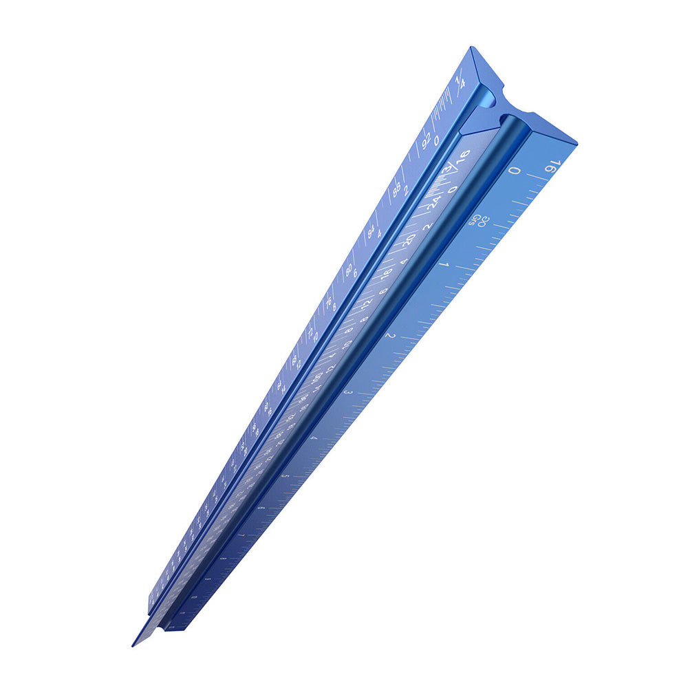 Aluminum Triangular Scale Ruler for Architects and Engineers