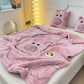 Pillow Blanket Throws Back Support Cushion