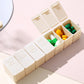 4 PCS Weekly Pill Organizer 7 Day Medicine Box with Compartments for Travel Home