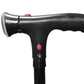 Walking Cane with LED Light Alarm Adjustable Dual Handles for Seniors and Adults