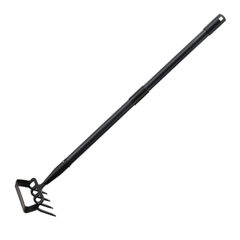 2 in 1 Garden Stainless Steel Sharp Stirrup Ring Hoe with Rake