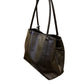 Three Layers Totes Shoulder Bag PU Leather Bag with Magnetic Snap Closure