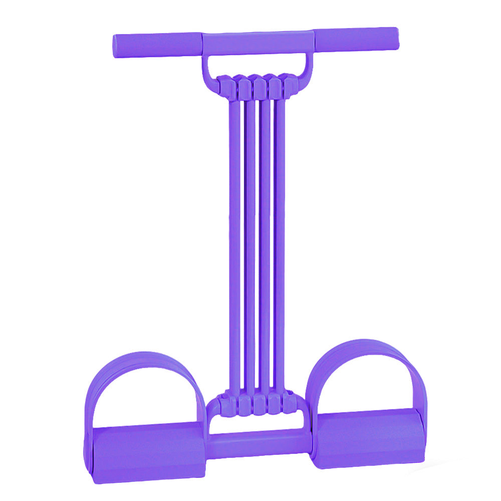 8 Tube Pedal Resistance Band with Handle Detachable Adjustable for Full Body Shaping