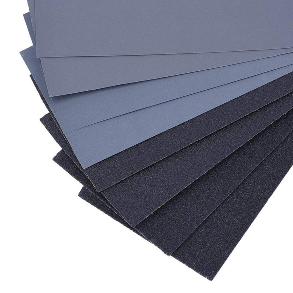 42Pcs Sandpaper Sand Paper Sanding Sheets for Assorted Grit Wet Dry Wood Automotive Metal