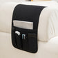 5 Pocket Sofa Armrest Organizer Remote Holder Bag for Couch and Chair