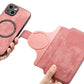 Magnetic Wallet Case for iPhone 17Series RFID Blocking Card Holder Phone Stand