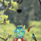 Flower Shape Ant Moat Hummingbird Feeder for Outdoor Yard Hanging Feeder