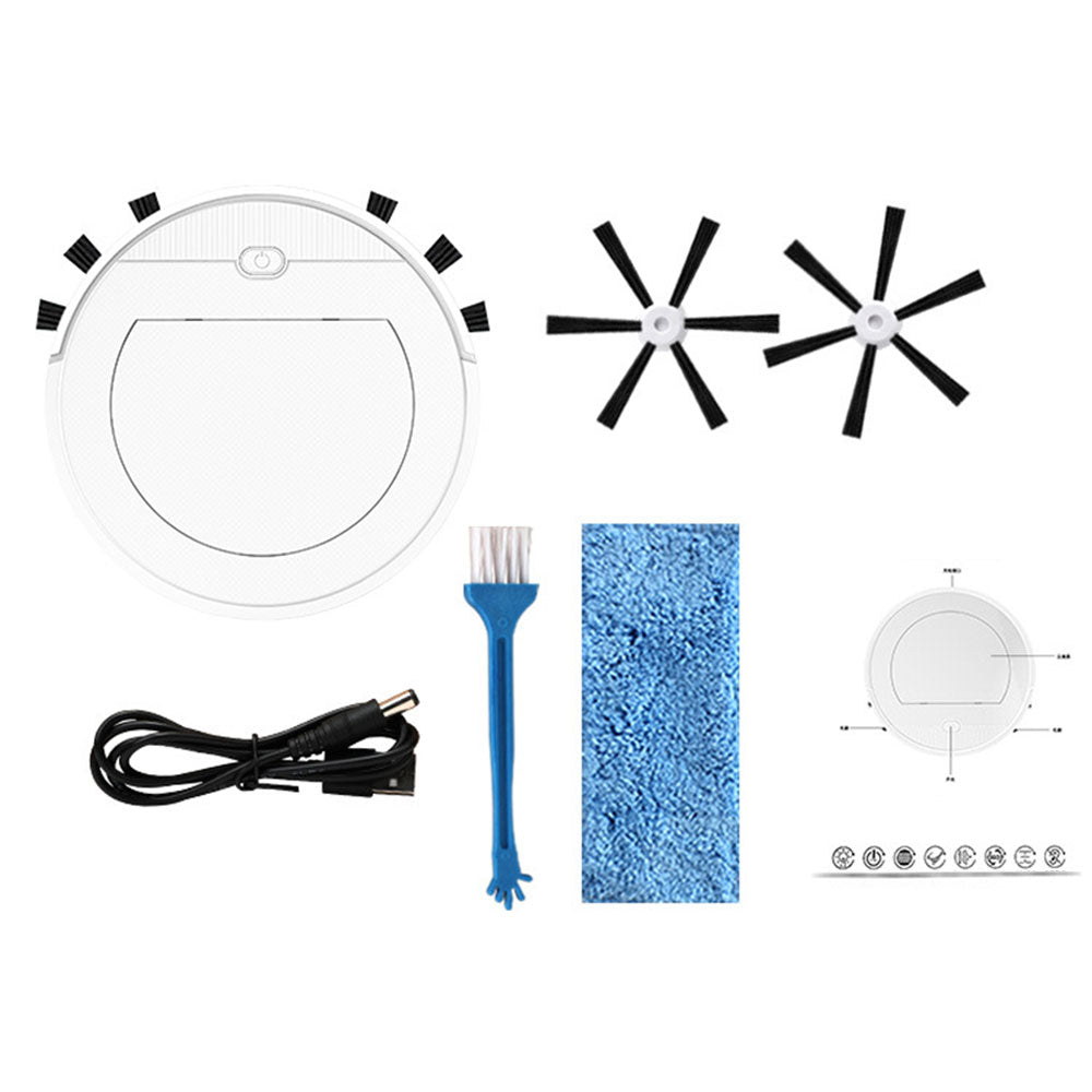 2000pa Suction 3-in-1 Robot Vacuum Cleaner Bluetooth App Remote Control