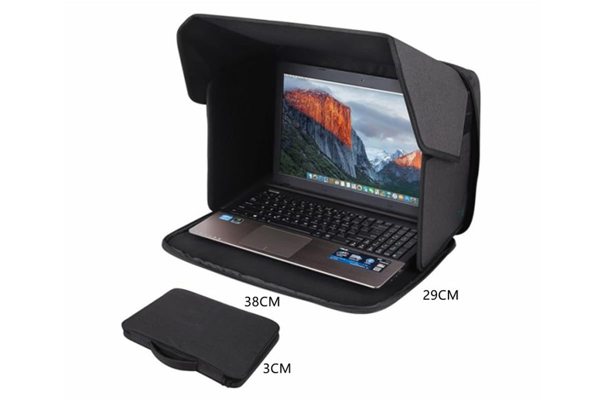 Outdoor Laptop and Tablet Sun Shade Privacy Hood
