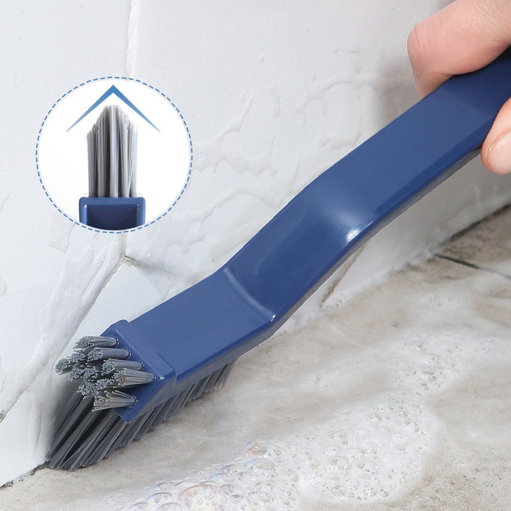 2Pcs Multifunctional 2 in 1 Crevice Gap Cleaning Brush