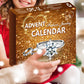 Christmas Jewelry Advent Calendar Set Earrings Rings Necklaces Keychains