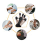 2Pcs Adjustable Finger Exerciser Hand Grip Strengthener-Black, Grey