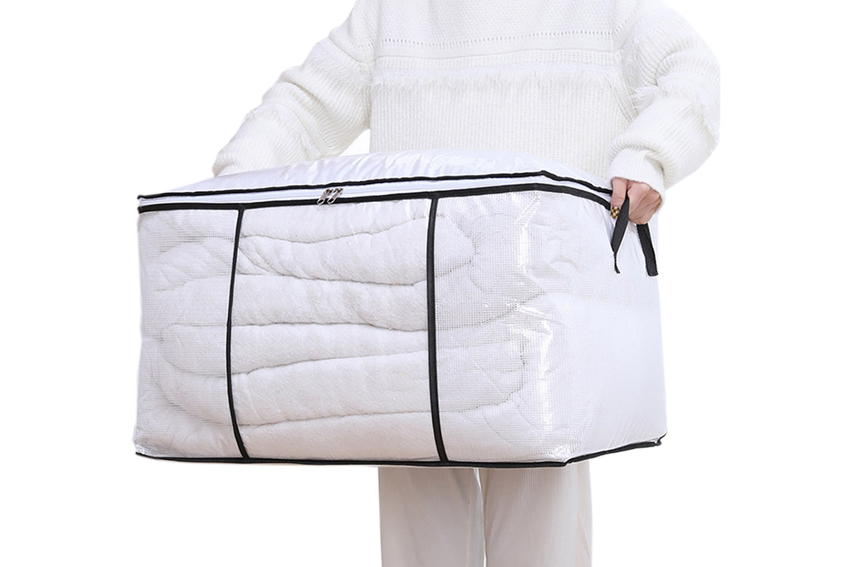 Clothes Quilt Blanket Storage Bags Foldable Blanket Storage Bins For Bedroom