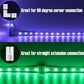10Pcs L Shape 4-Pin 10mm LED Connectors with 20Pcs Clips for Strip Lights