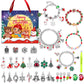 2025 Christmas Advent Calendar Bracelet Blind Box Kit DIY Charm Bracelets Gift