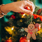 12Pcs Gingerbread Man Christmas Tree Hanging Pendants
