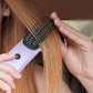 Cordless LCD Hair Straightening Brush 2-in-1 Portable Styling Tool for Travel