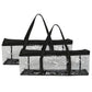 2Pcs DVD Carrying Case Holder Black Portable Storage Bag for 35-40 Discs