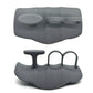 Anti-Slip Workout Grips Ergonomic Silicone Hand Guard Grips for Palm Protection-Black