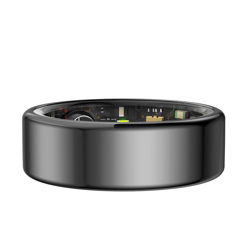 Smart Health Ring Tracking Heart Rate Blood Oxygen Sleep with Charging Case Waterproof
