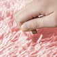 Non Slip Shaggy Bath Mat Ultra Soft Thick Fluffy Pile Non Slip Bath Rug-Pink