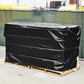 Black Tarpaulin Waterproof Furniture Caravan Cover