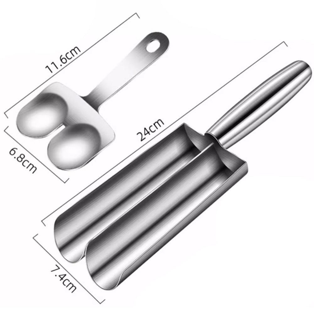 304 Stainless Steel Handheld Meatball Maker with Scoop