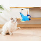 Rechargeable Squeaky Cat Toys Touch Activated Kitten Plush Flapping Toys