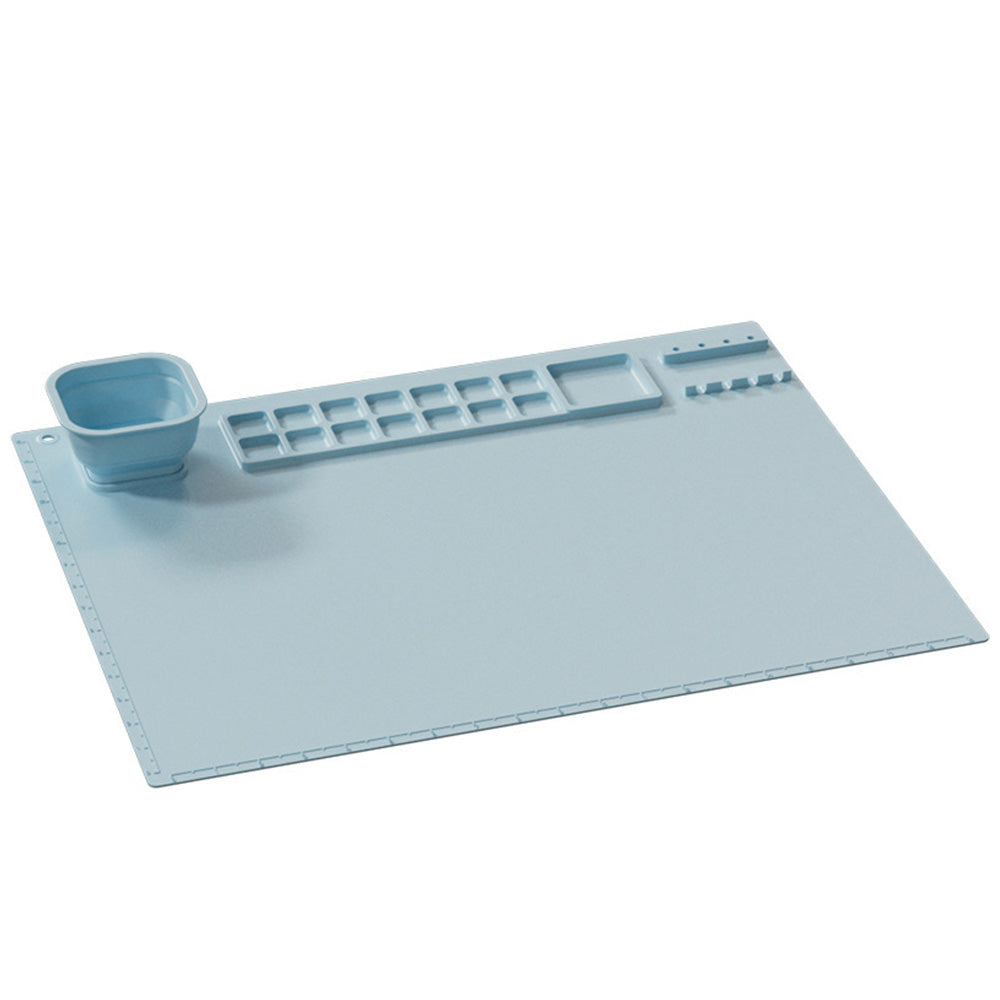 Non-Stick Silicone Drawing Board Pigment Palette Silicone Painting Mat Clay Mat