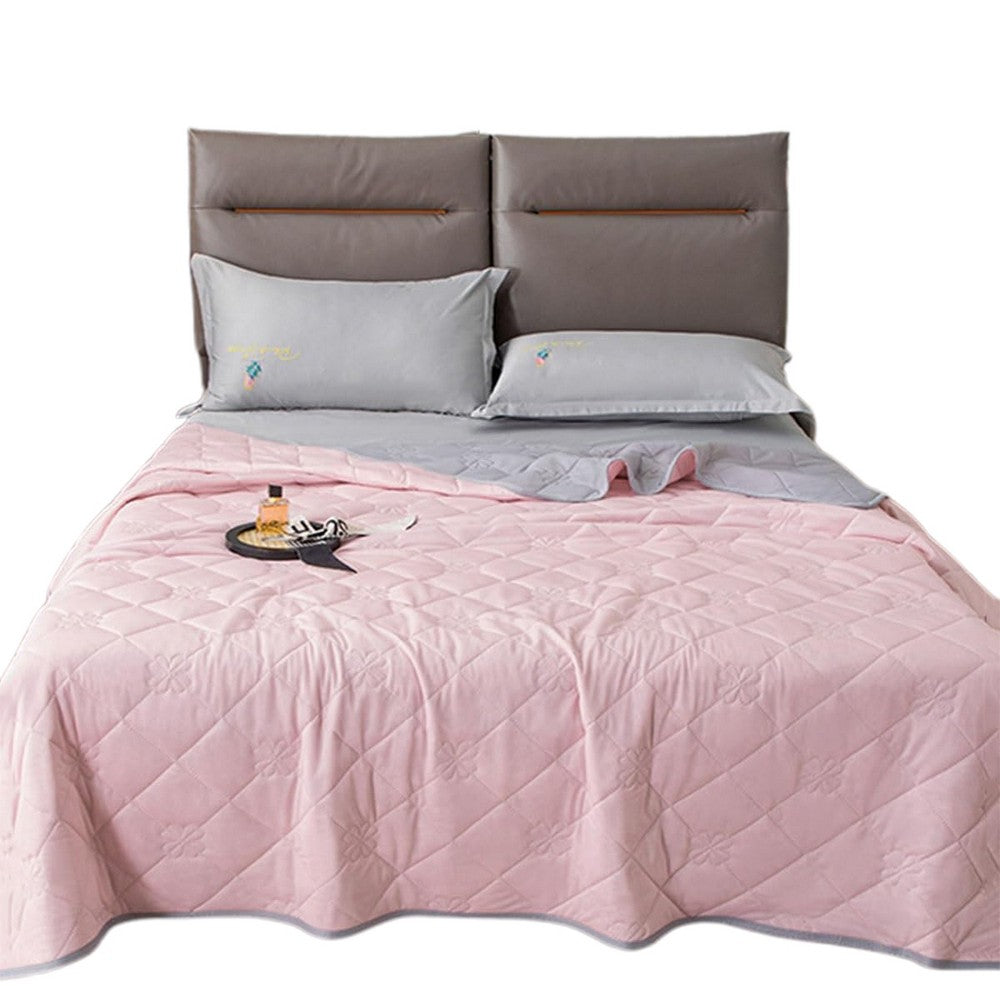 Summer Cooling Blanket Lightweight Soft Cooling Comforter Quilt Throw for Hot Sleepers