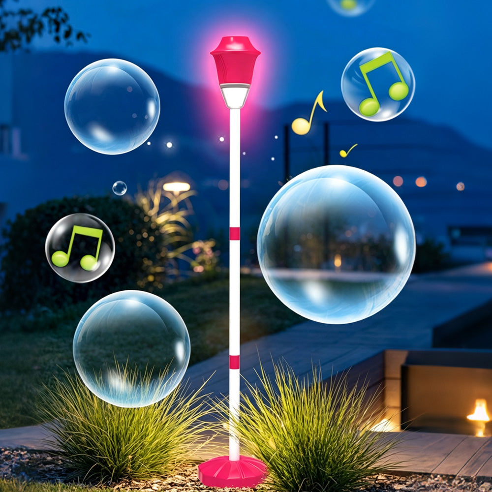 Rechargeable Adjustable Standing LED Bubble Machine for Parties