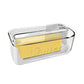 Butter Dish with Knife Butter Container with 180-degree Rotating Sealing Flip-Top