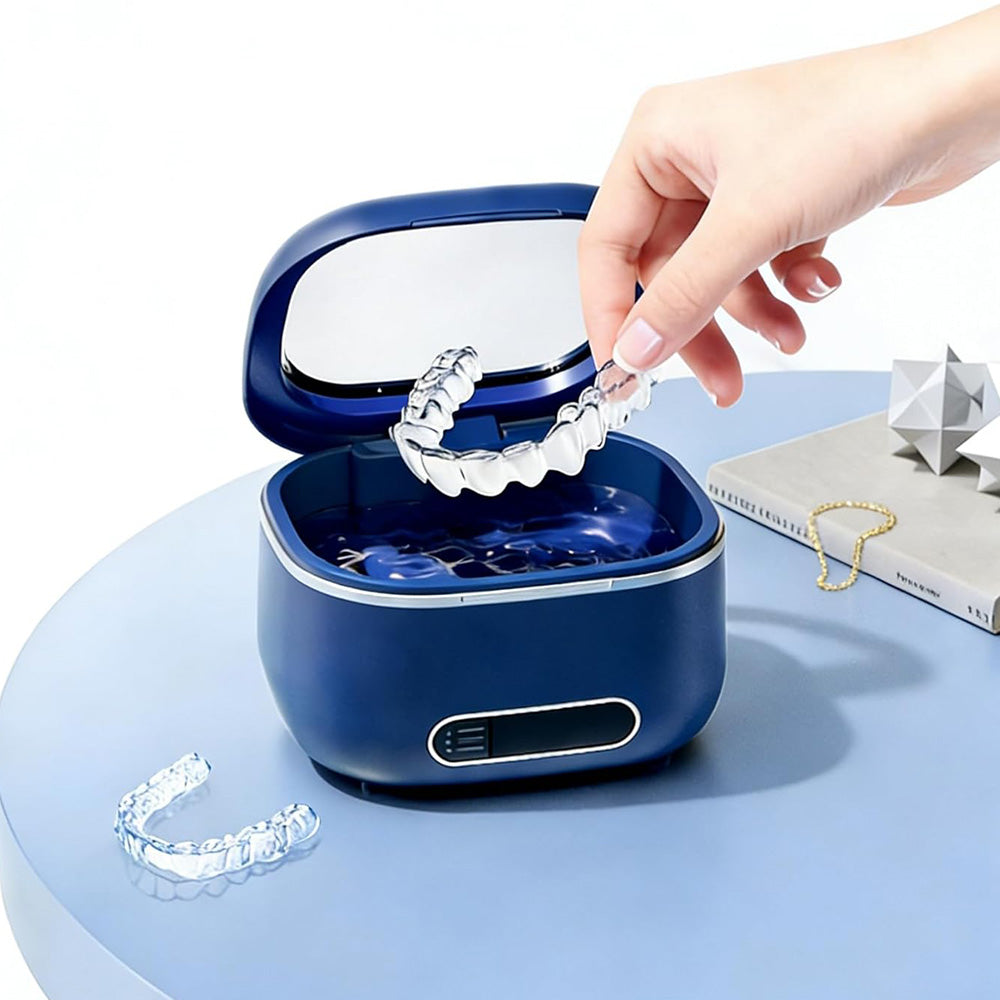 Portable Retainer Cleaner Appliance Cleaning Machine USB Rechargeable